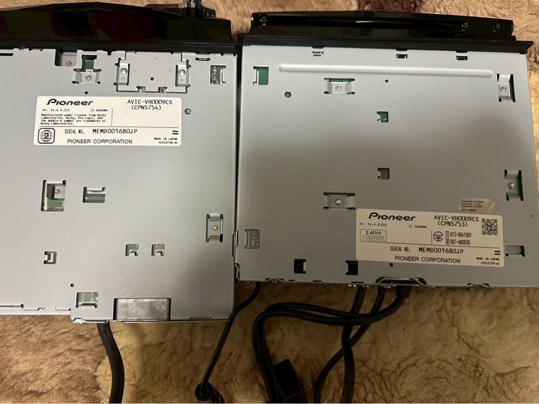カーナビ AVIC-VH0009CS PIONEER S/NO:MEMD001680JP