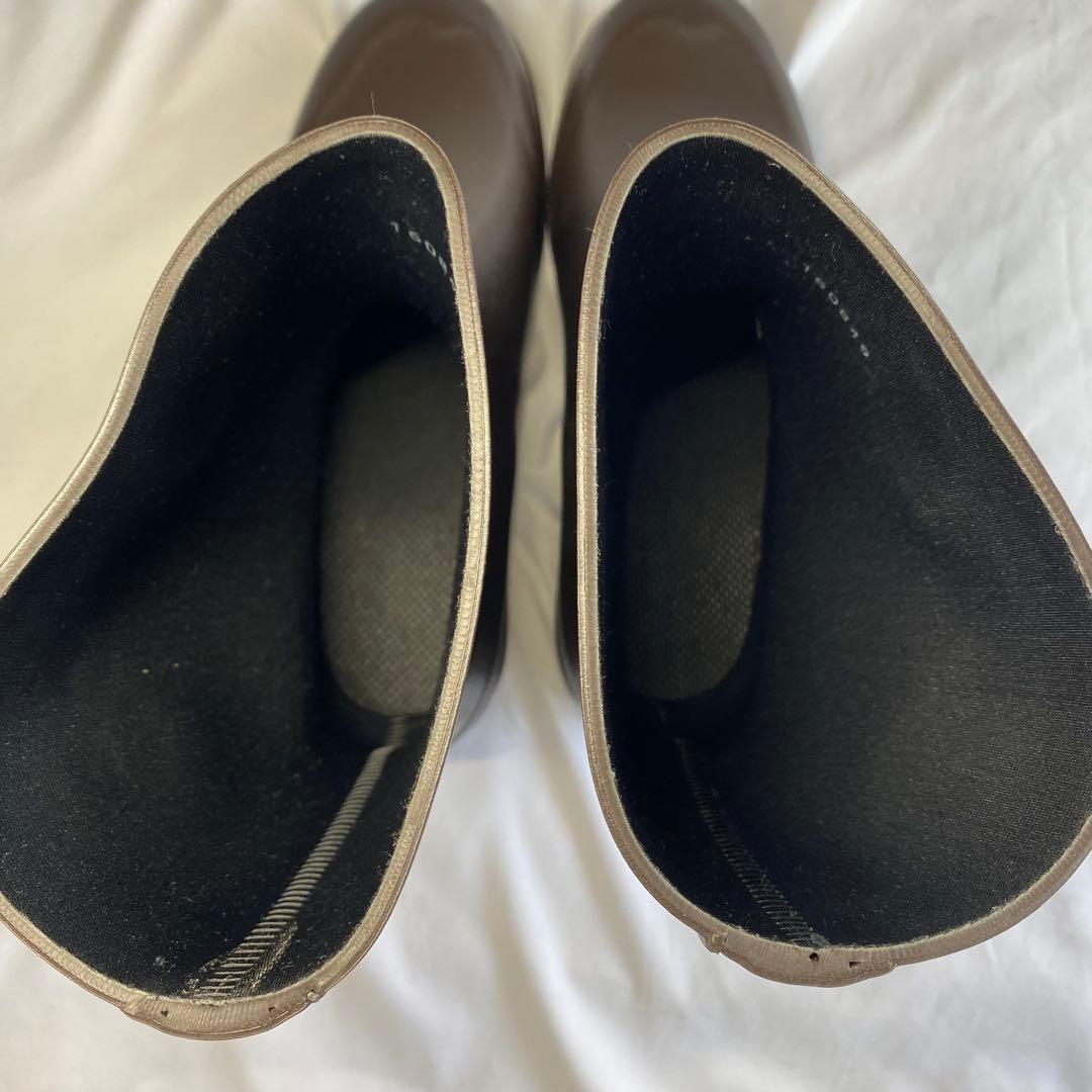 美品✨AIGLE エーグル メンズレインブーツ 長靴 ブラウン 茶 サイズ44