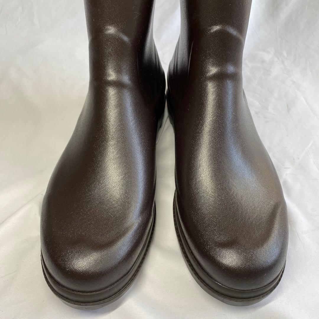 美品✨AIGLE エーグル メンズレインブーツ 長靴 ブラウン 茶 サイズ44