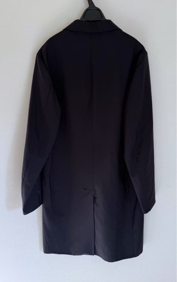 極美品　Theory 現行タグ　メンズ　ウールコート　ネイビーM 定価約10万円