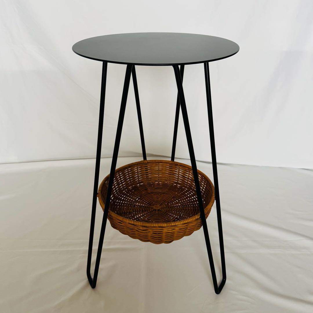 【IDEE・無印良品】WALLABY SIDE TABLE Black