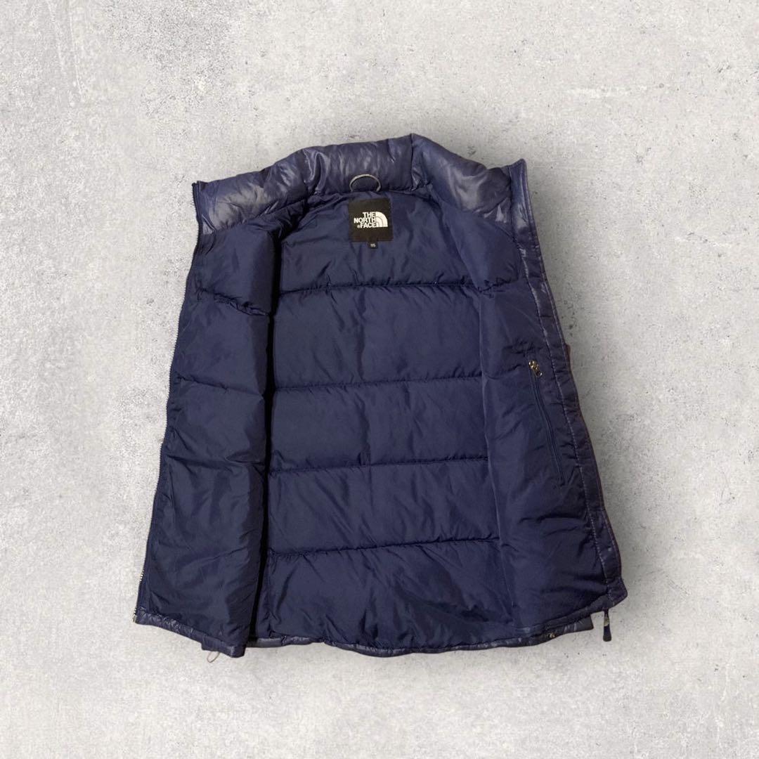 【ザ・ノースフェイス】ヌプシ　ダウンベスト　XL 刺繍ロゴ 700 希少カラー