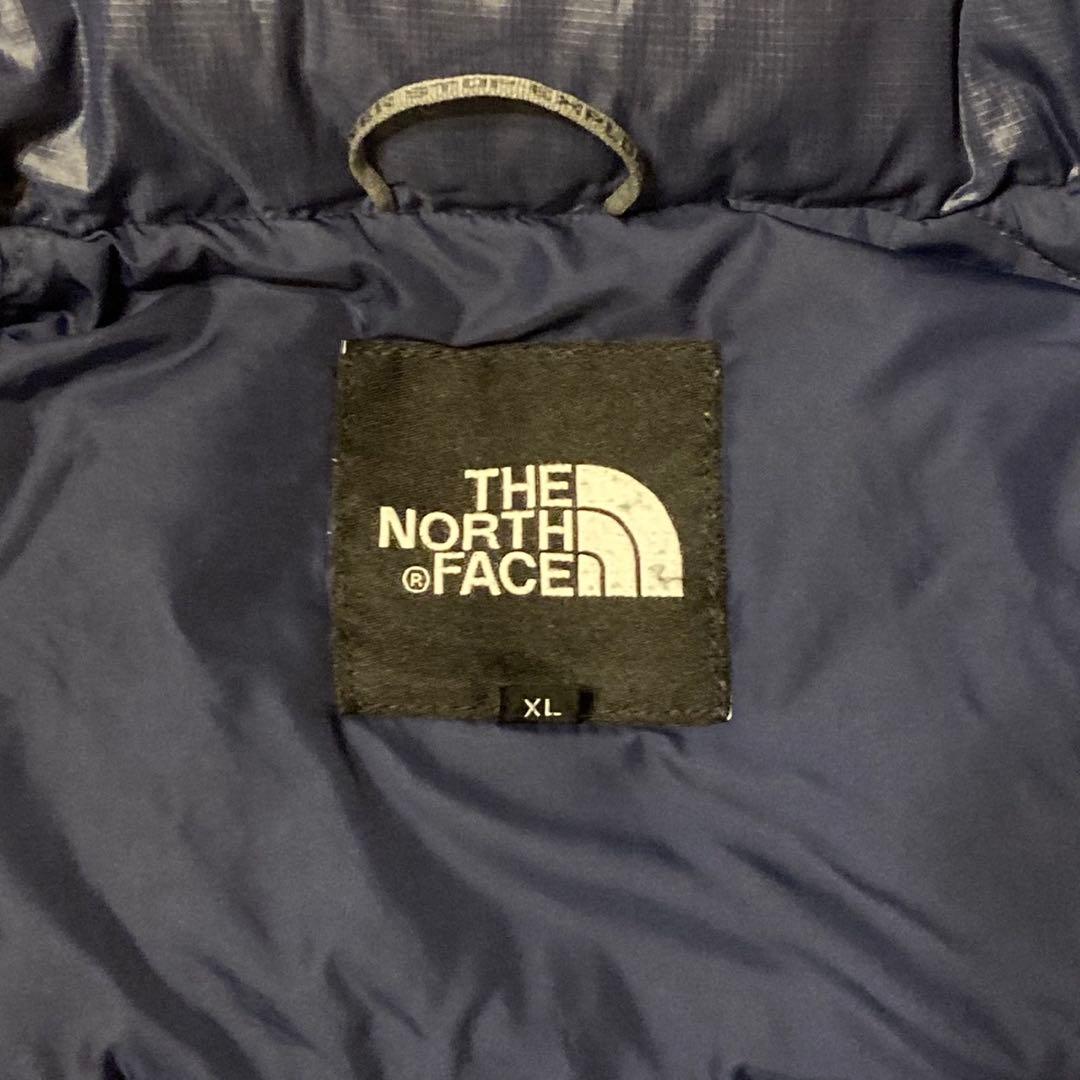 【ザ・ノースフェイス】ヌプシ　ダウンベスト　XL 刺繍ロゴ 700 希少カラー
