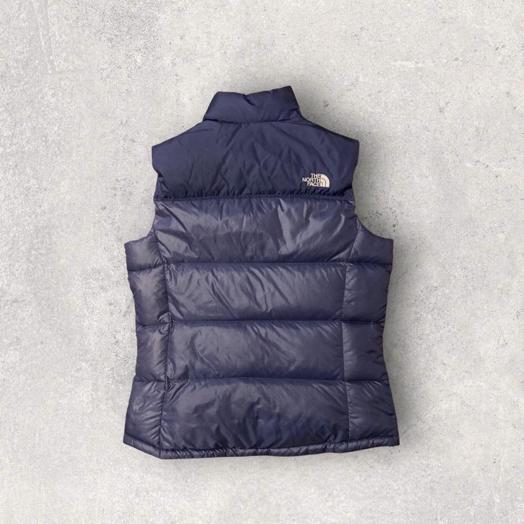 【ザ・ノースフェイス】ヌプシ　ダウンベスト　XL 刺繍ロゴ 700 希少カラー