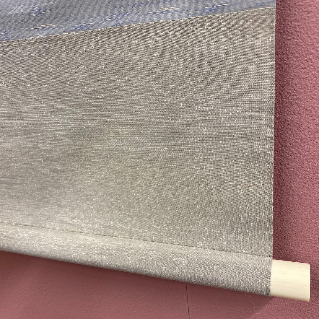 掛け軸2本 若林春園作 菖蒲図、内田桃林作 柿図