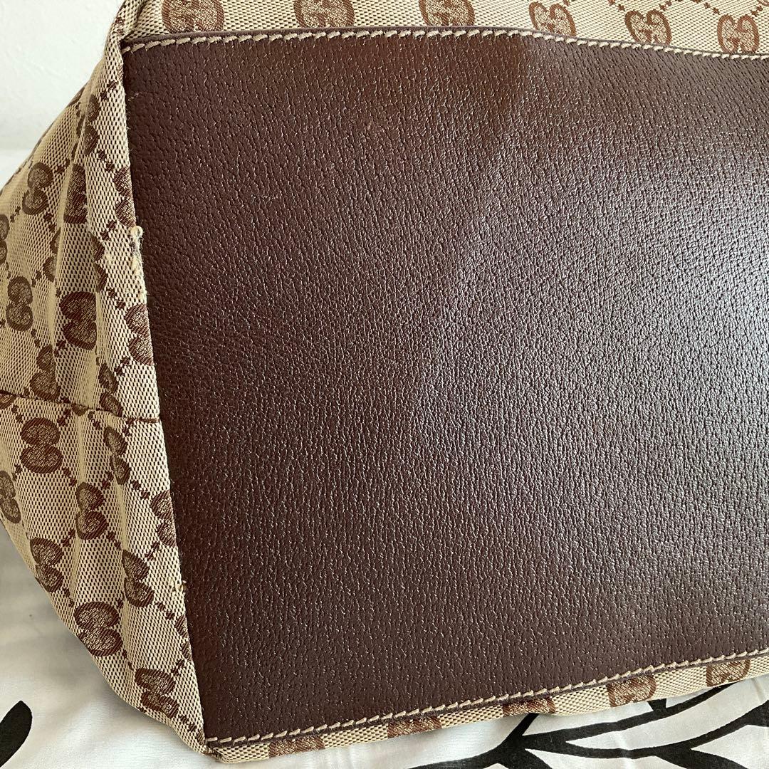 Gucci トートバッグ ベージュ ロゴ
