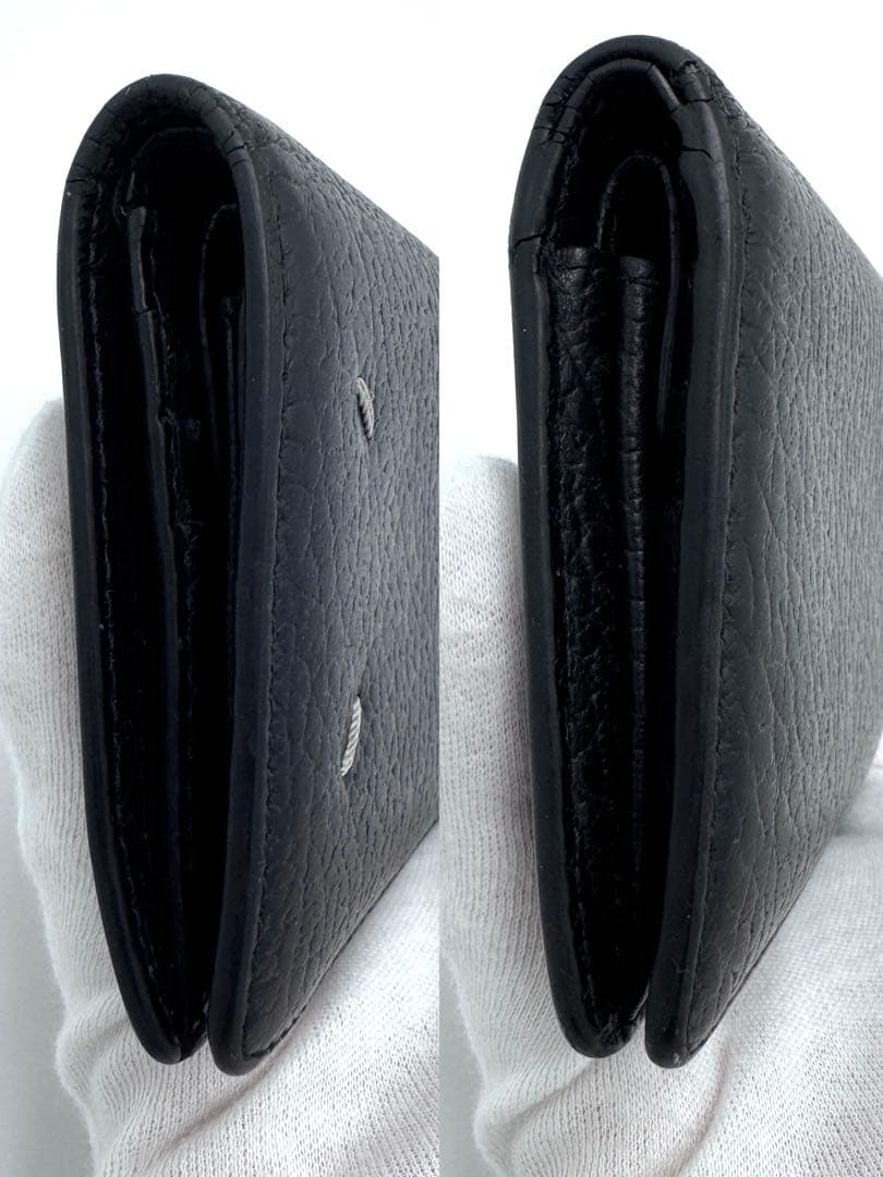 メゾンマルジェラ 4ステッチ 二つ折り財布 バイフォールド ポッパーウォレット