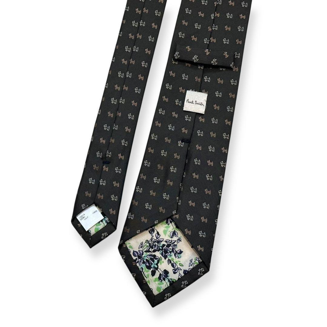 極美品✨Paul Smith ネクタイ　ポールスミス　犬　可愛い　ジャガード