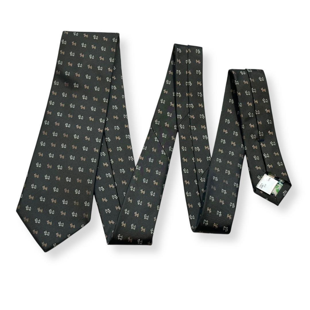 極美品✨Paul Smith ネクタイ　ポールスミス　犬　可愛い　ジャガード