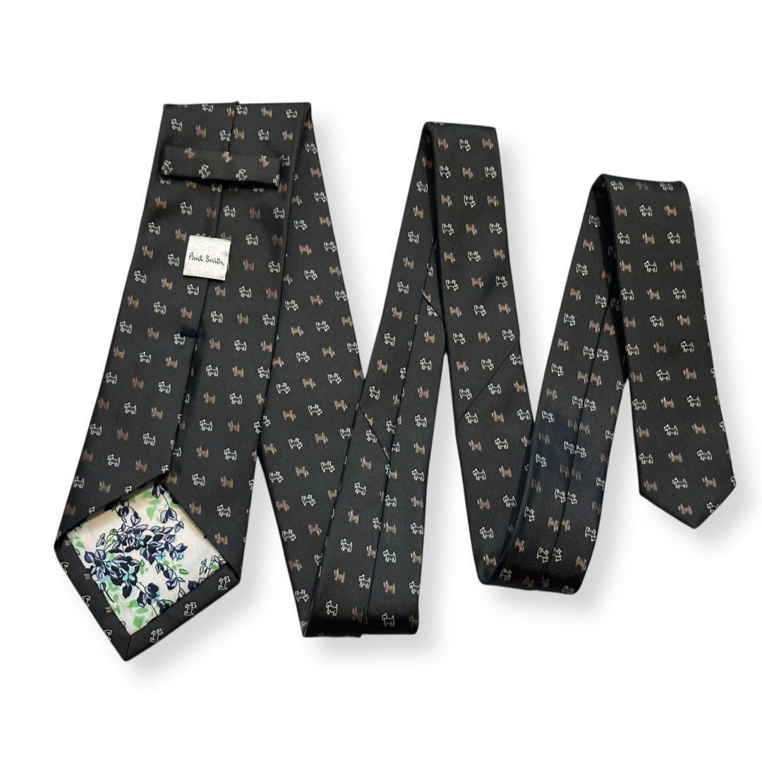 極美品✨Paul Smith ネクタイ　ポールスミス　犬　可愛い　ジャガード