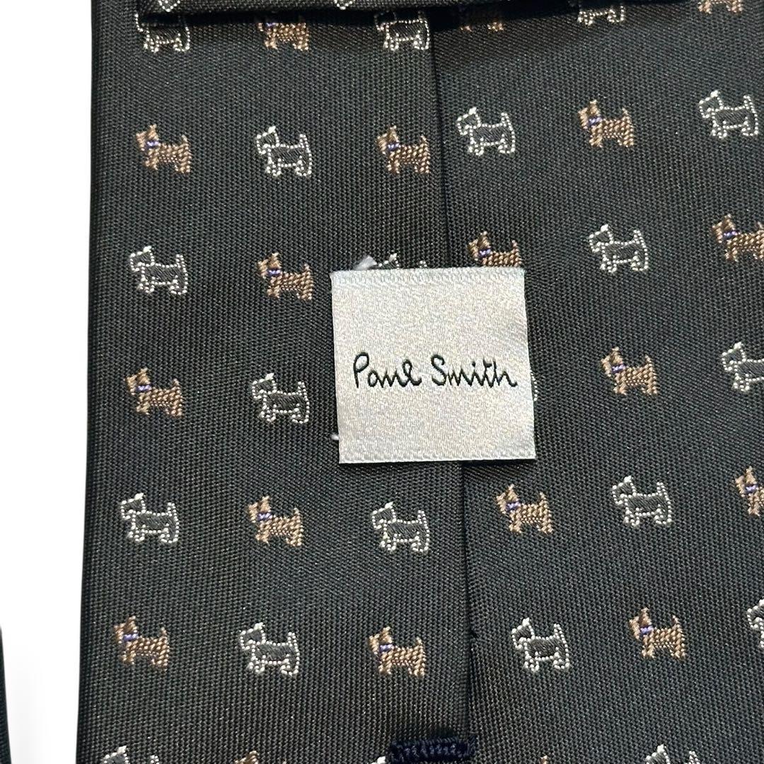 極美品✨Paul Smith ネクタイ　ポールスミス　犬　可愛い　ジャガード