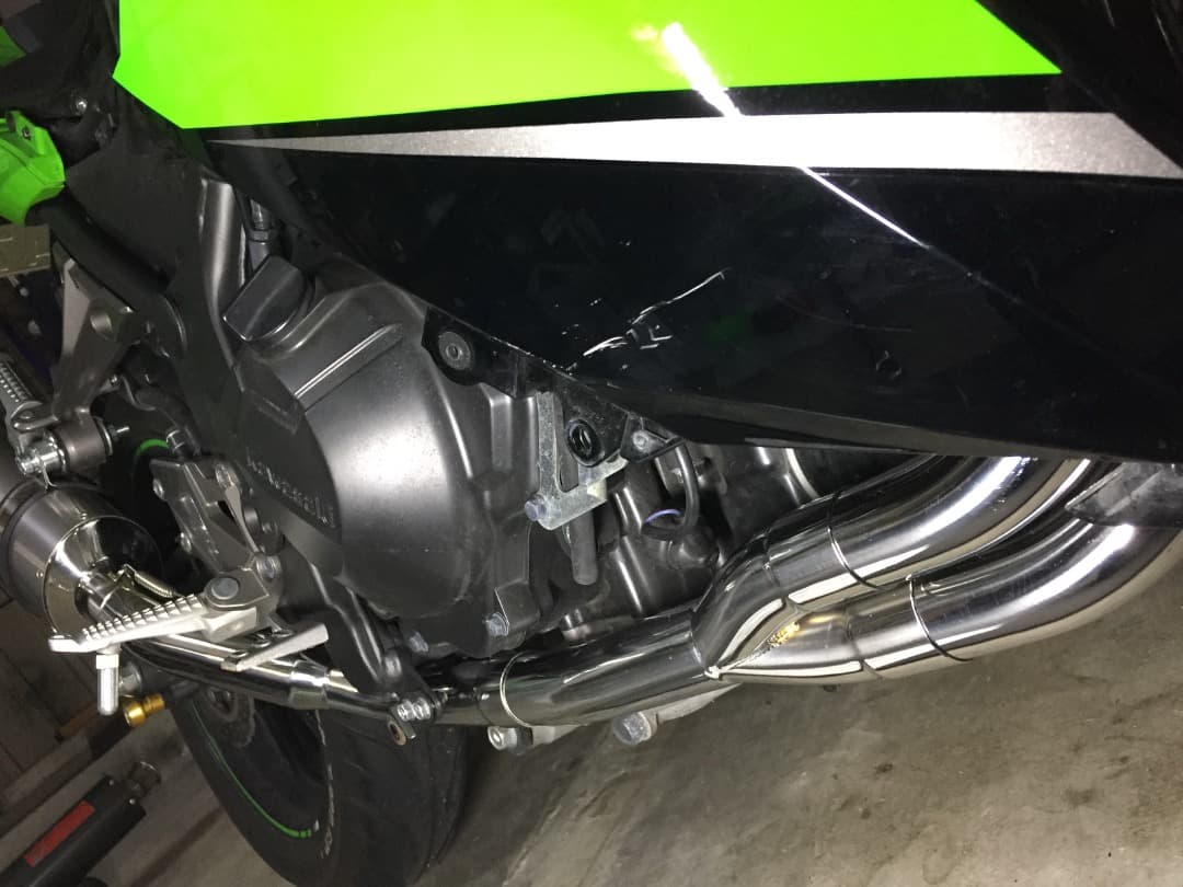 カワサキ　ニンジャ250 2気筒　チタンフルエキゾースト