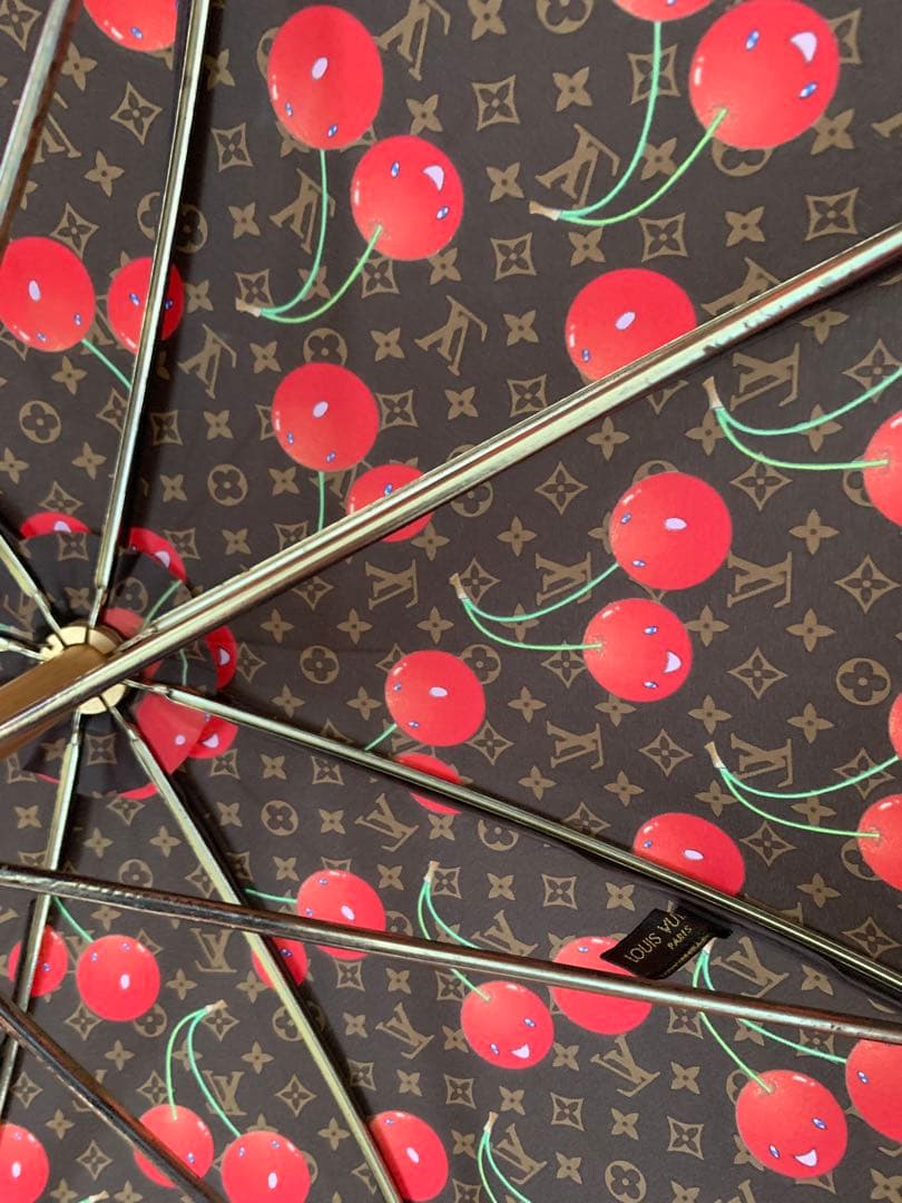 LOUIS VUITTON モノグラム チェリー パラプリュイ 村上隆　雨傘