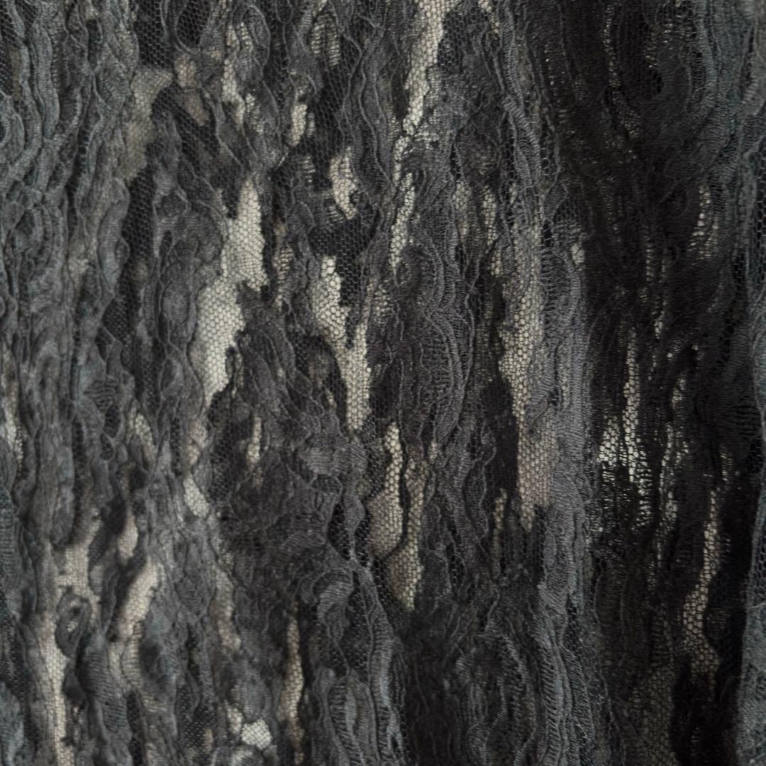 プルミエアロンディスモン 総レース ロングワンピース size38 サンプル新品