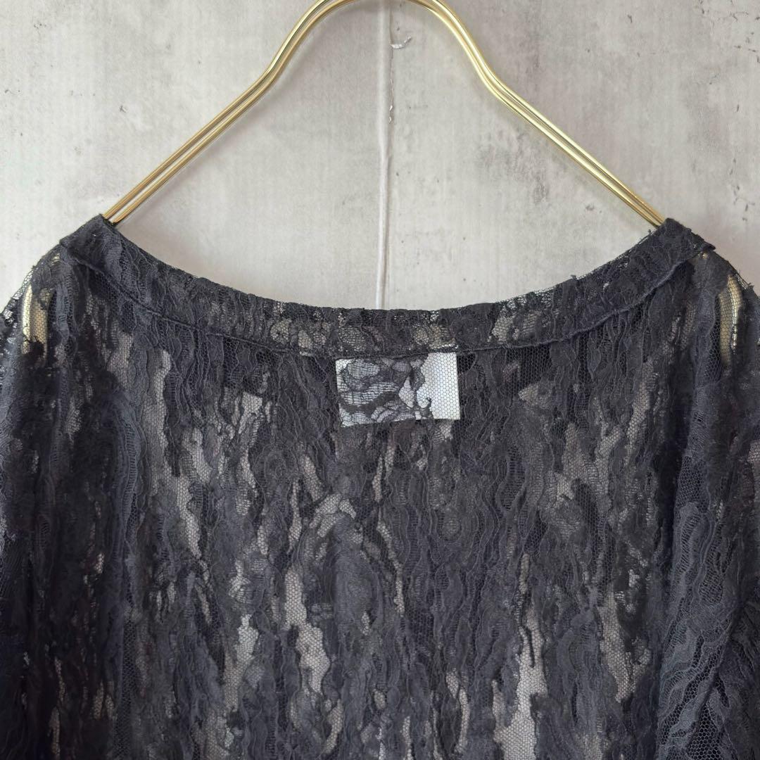 プルミエアロンディスモン 総レース ロングワンピース size38 サンプル新品