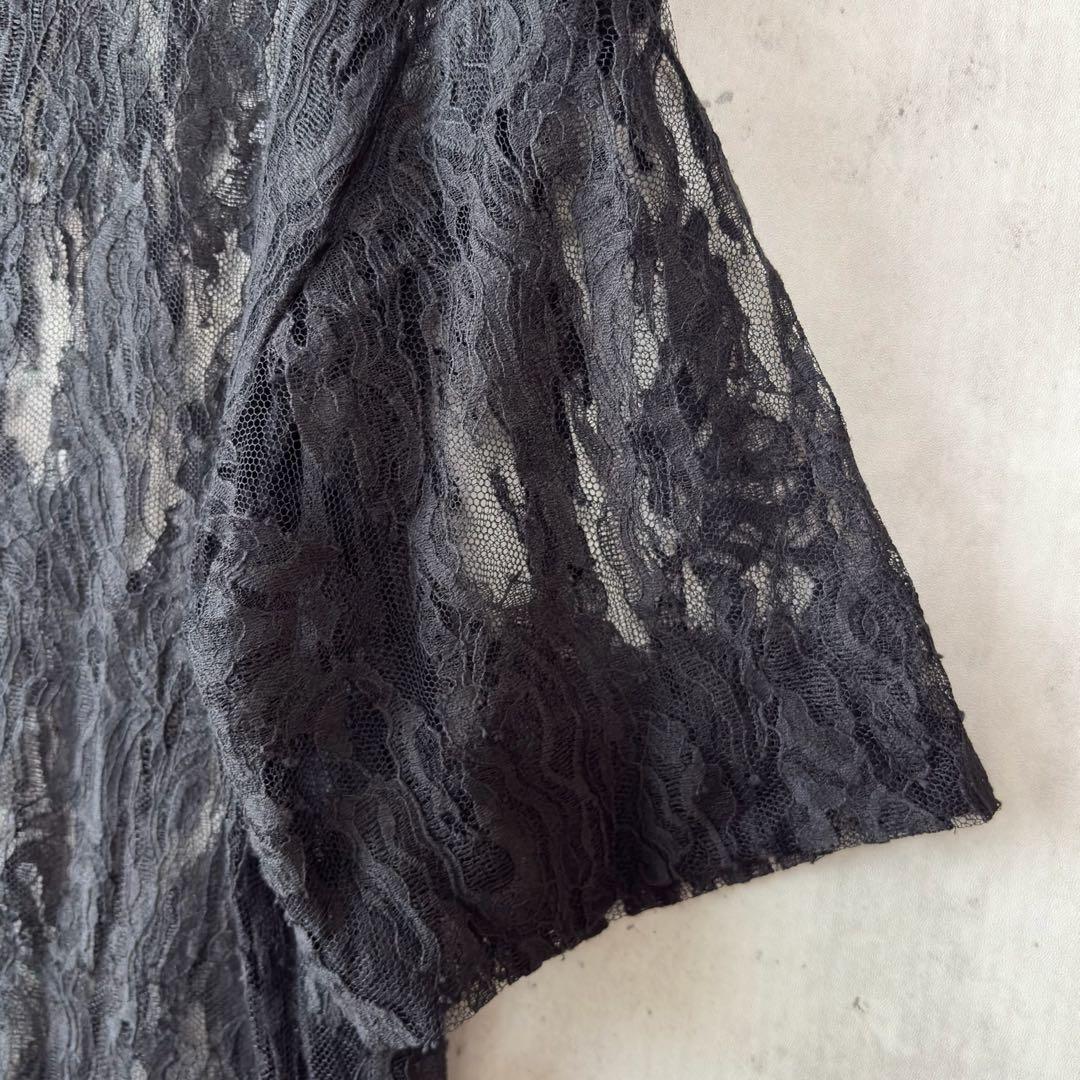 プルミエアロンディスモン 総レース ロングワンピース size38 サンプル新品