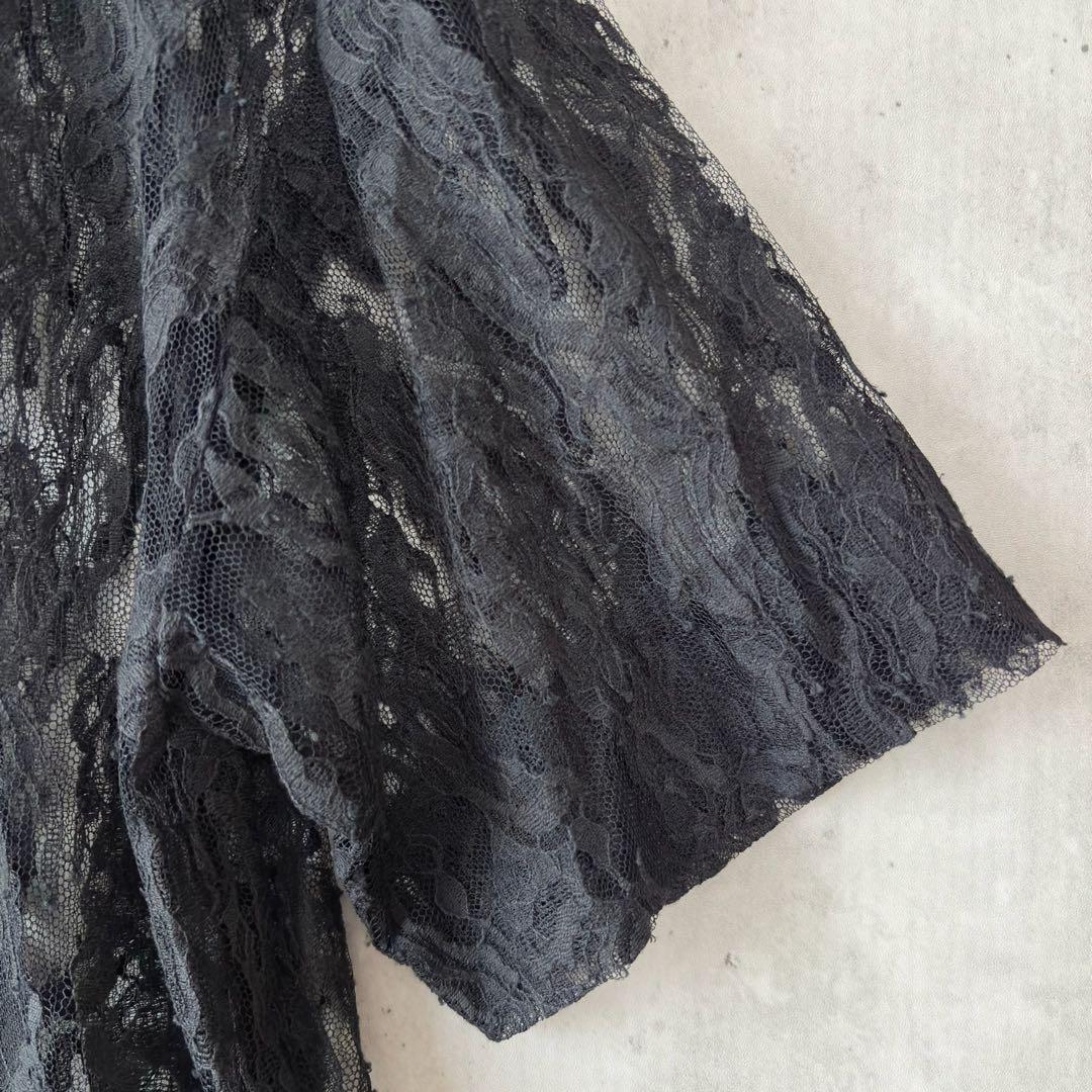 プルミエアロンディスモン 総レース ロングワンピース size38 サンプル新品