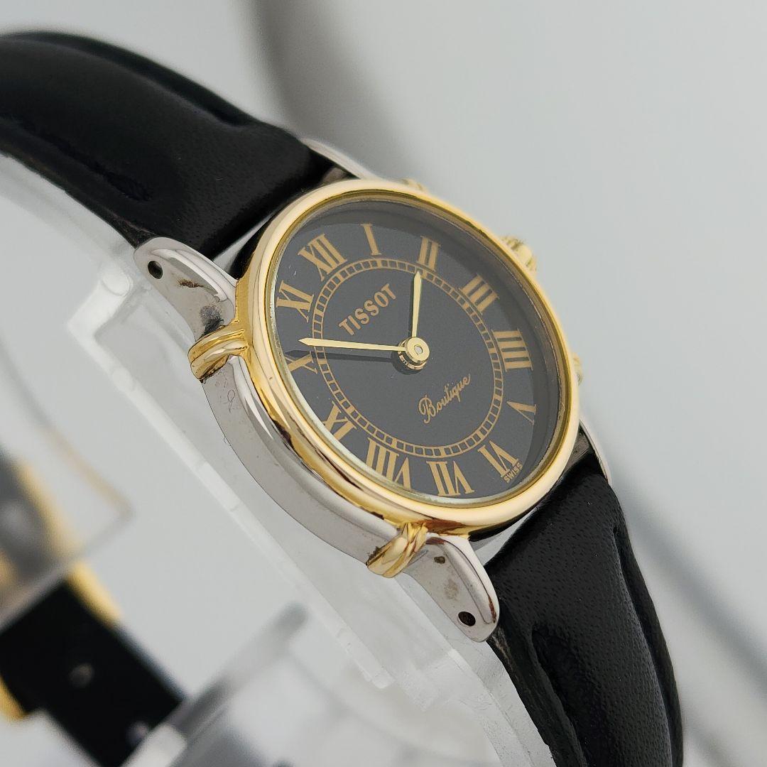 希少​美品・電池交換済TISSOT ティソ ブティック 新品 ベルト 稼働品