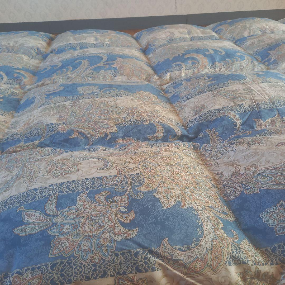 羽毛布団 増量 SDGS リフレッシュ羽毛 高密度生地 清潔 安心 日本製B⑰