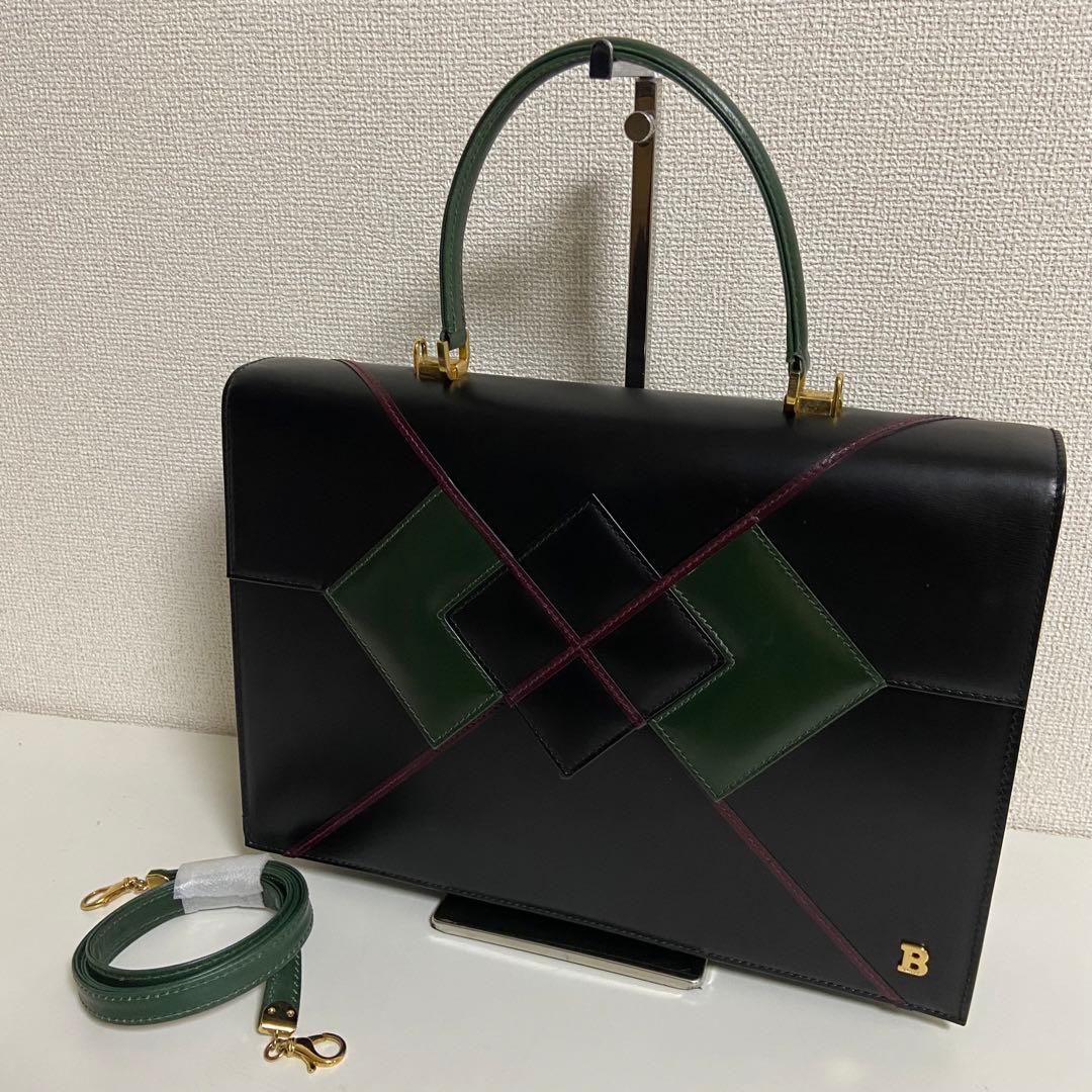 ⭐️未使用⭐️ BALLY　2way　ヴインテージ　ハンドバッグ　ブリーフケース