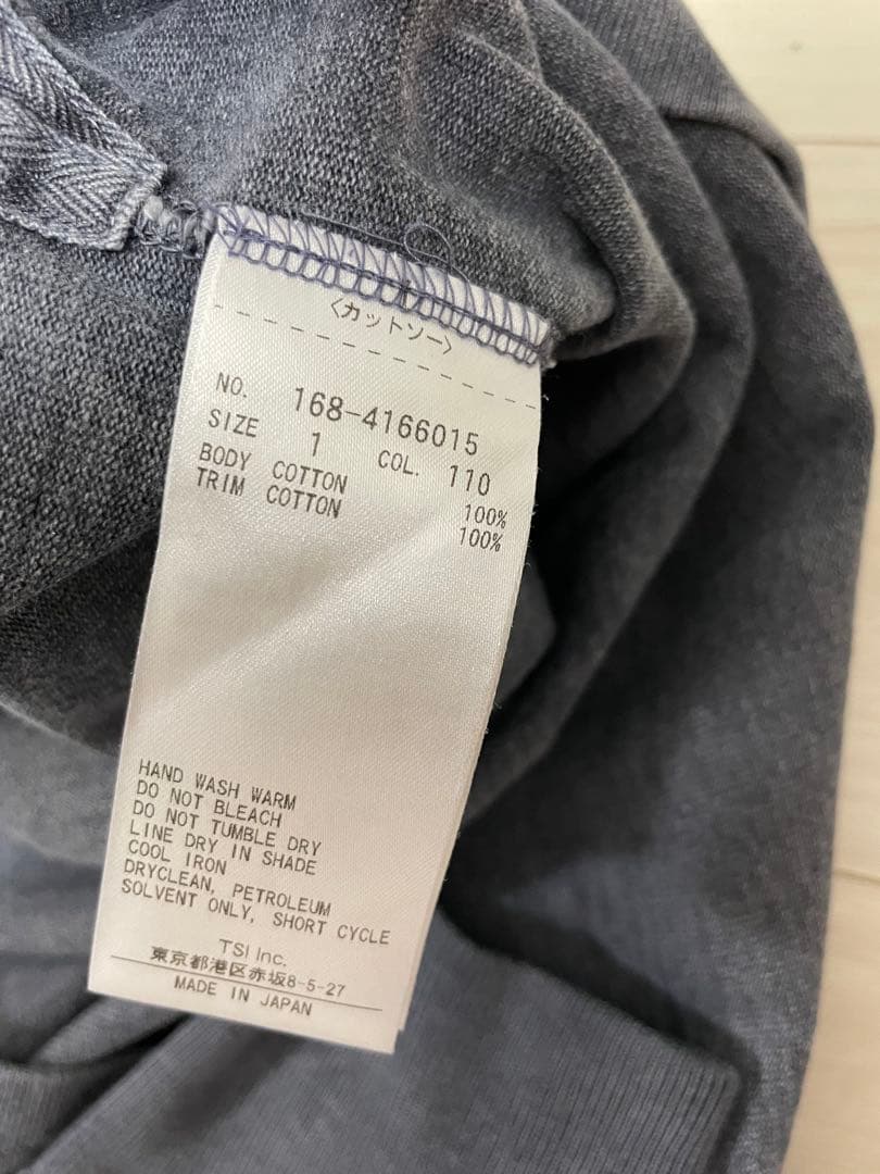 YLÈVEラガーシャツ 1 タグあり 在原みゆ紀 AURALEE comoli