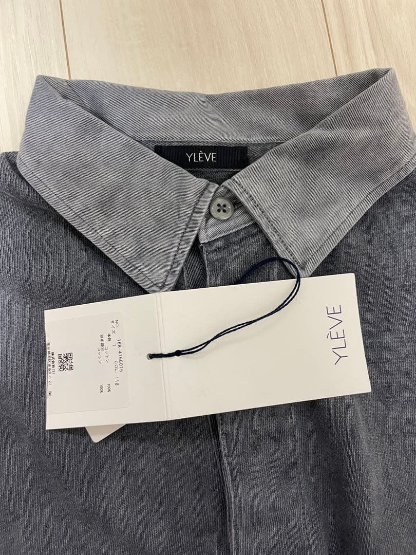 YLÈVEラガーシャツ 1 タグあり 在原みゆ紀 AURALEE comoli