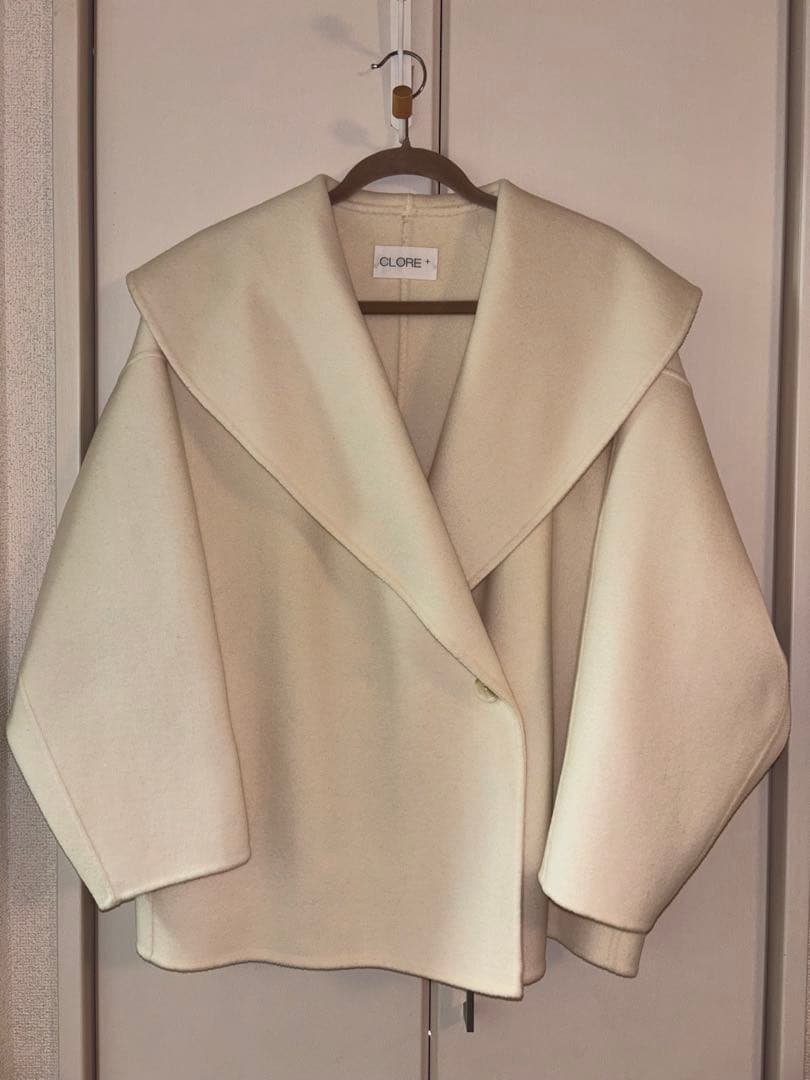CLORE＋ Big collar coat クロレ　ビッグカラーコート