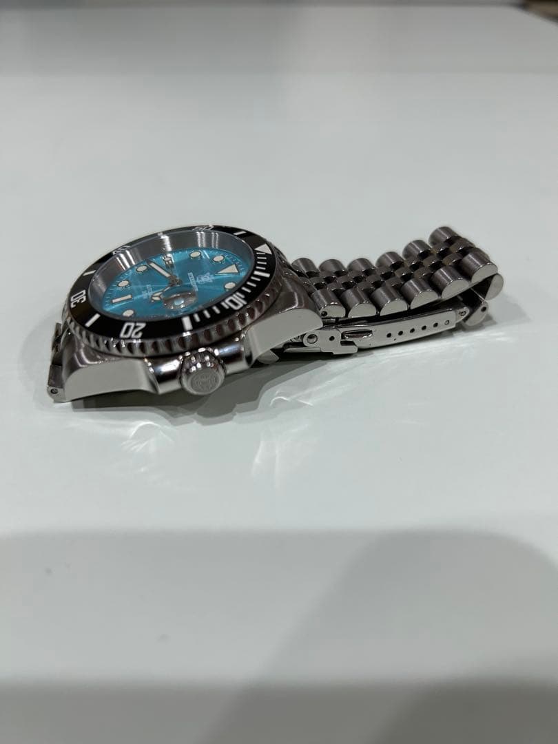 STEELDIVE 自動巻きダイバーズウォッチ 青文字盤