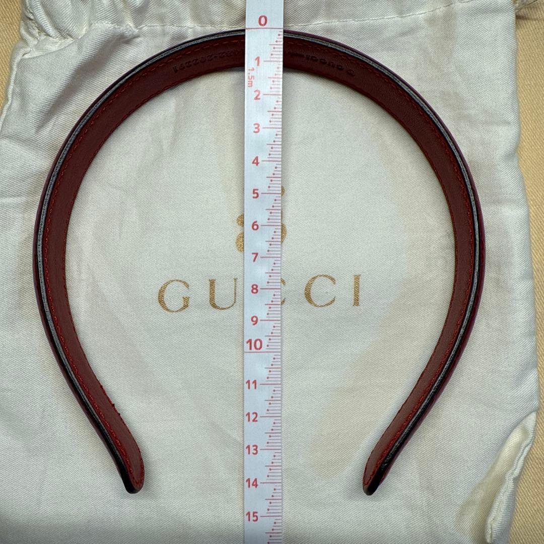 新品 未使用 GUCCI グッチ GGキャンバス ヘアバンド カチューシャ