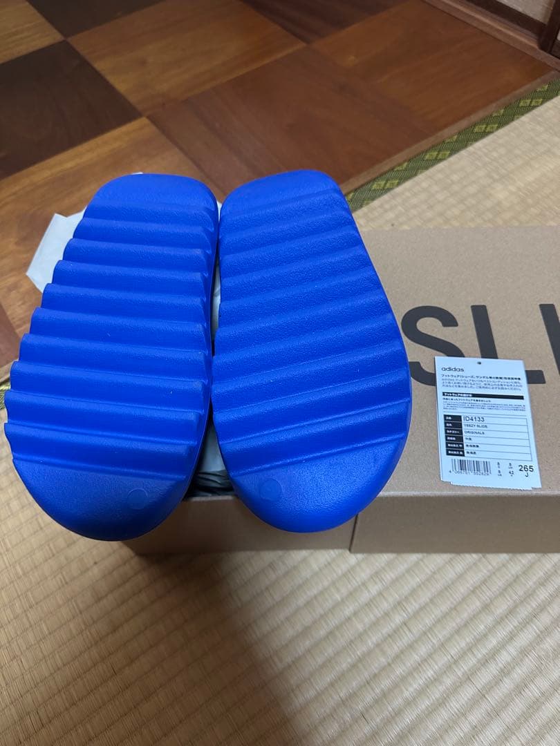 靴 adidas YEEZY Slide \"Azure\" 26.5