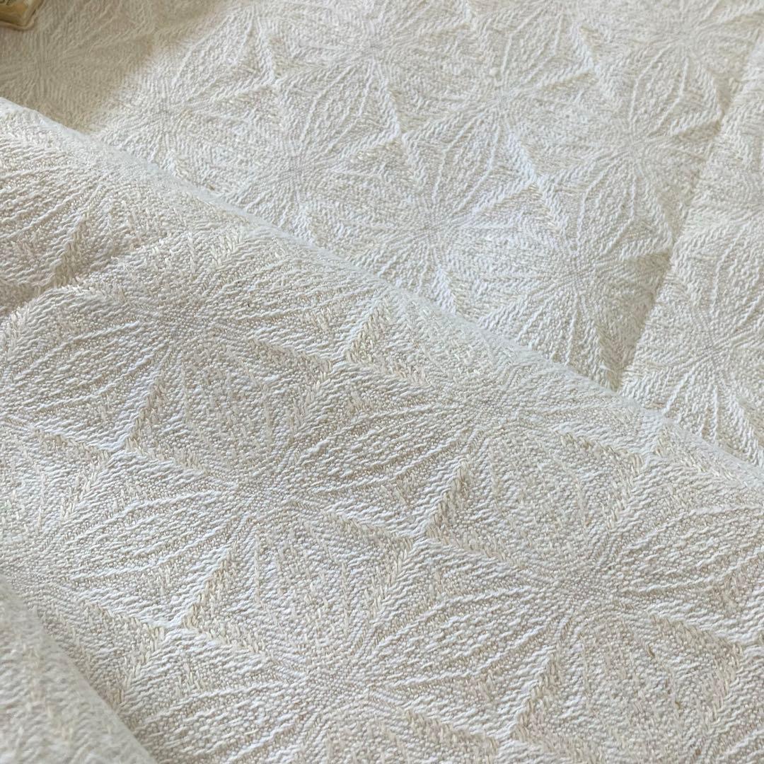 SWC216北欧ヴィンテージ1950s伝統織りリネンのテーブルクロス（特大サイズ