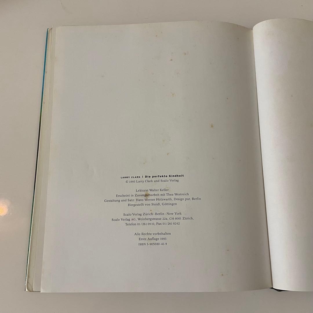 Larry Clark Die perfekte Kindheit 写真集