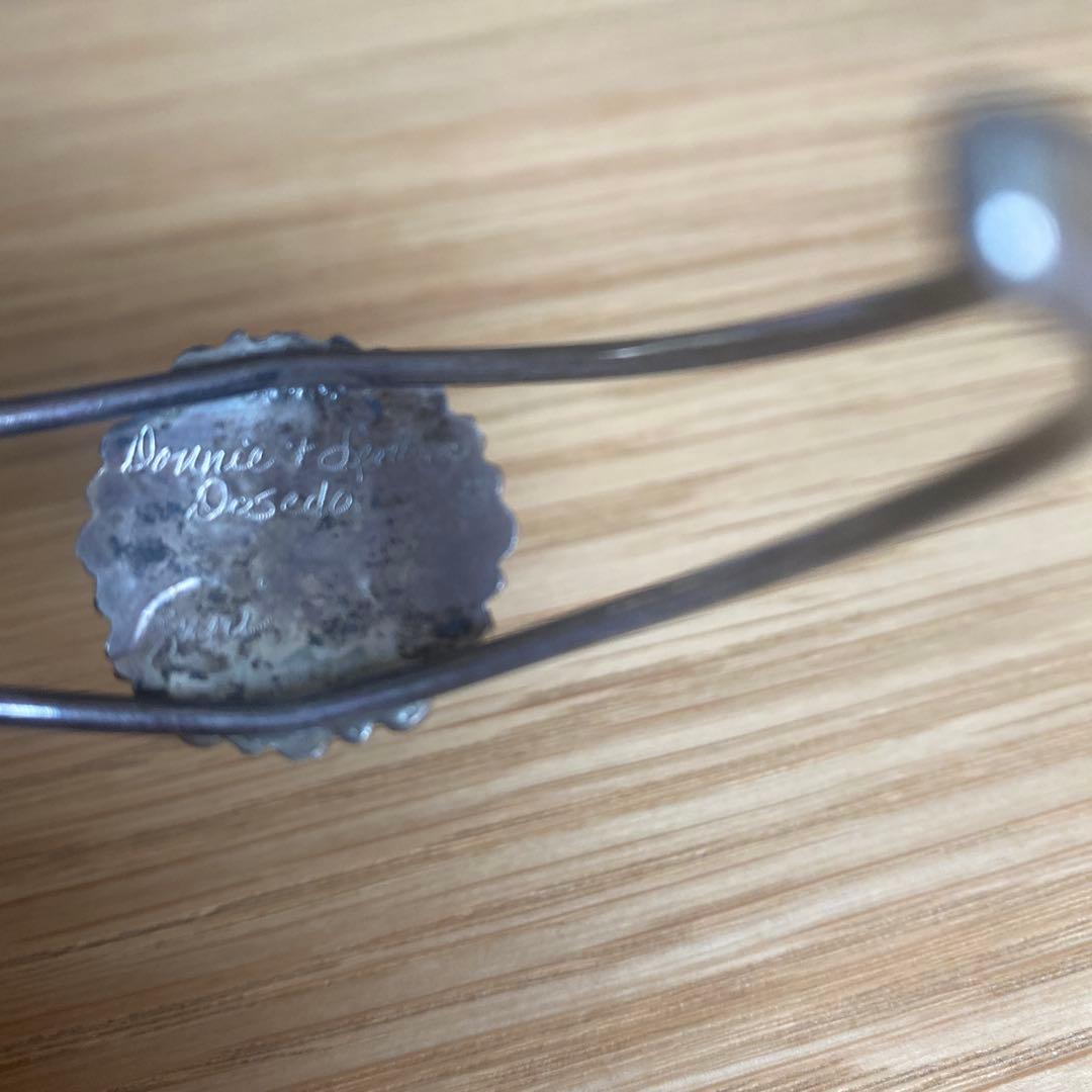 ターコイズ＆シルバーバングル