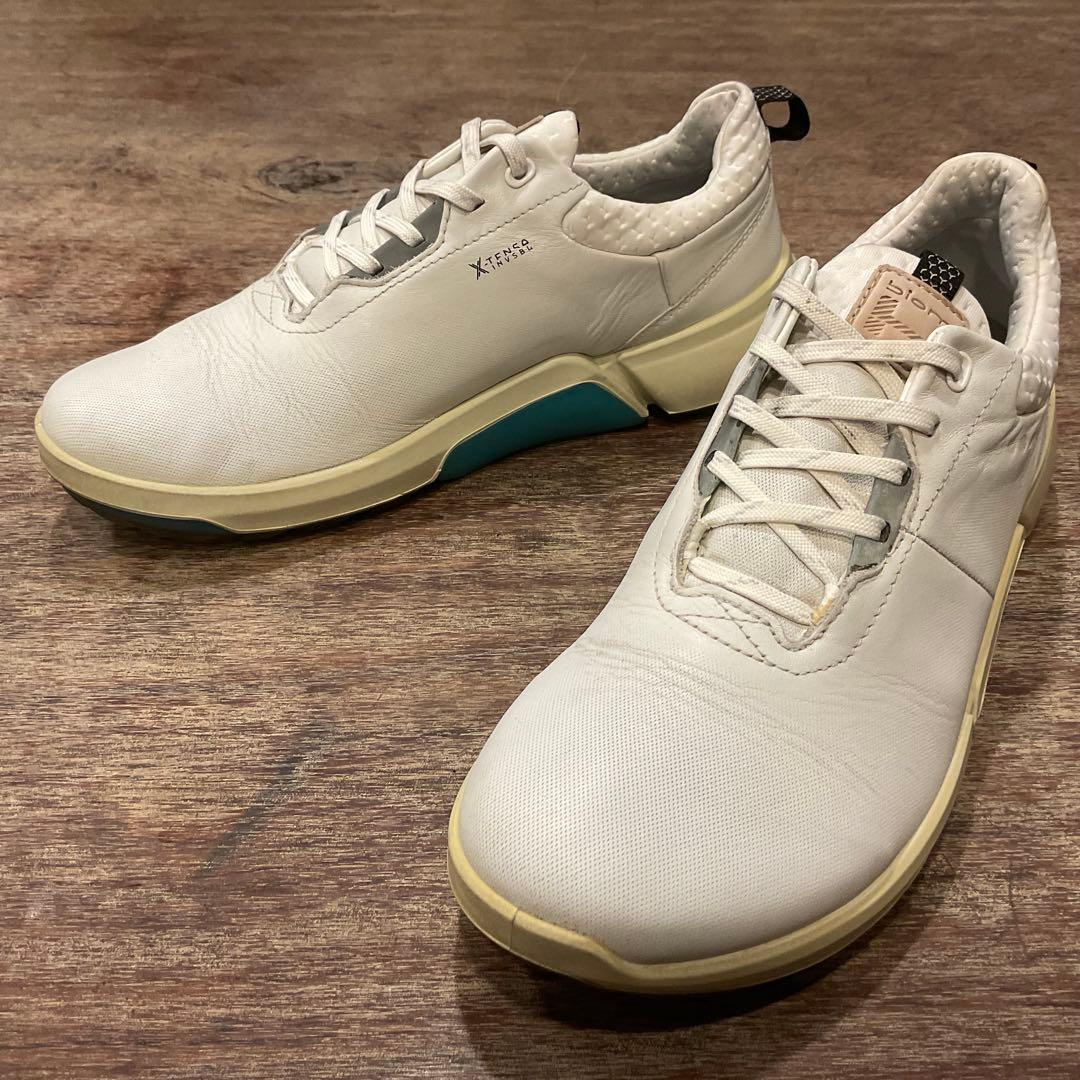 エコー ゴルフシューズ スパイクレス 24.5cm バイオム ハイブリッド4