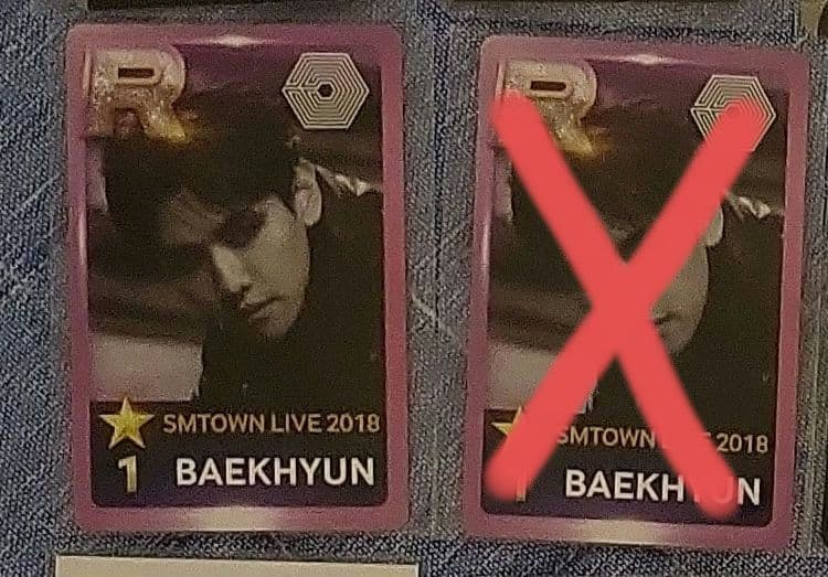 SMT EXO ベッキョン　ベク　入場特典　トレカ