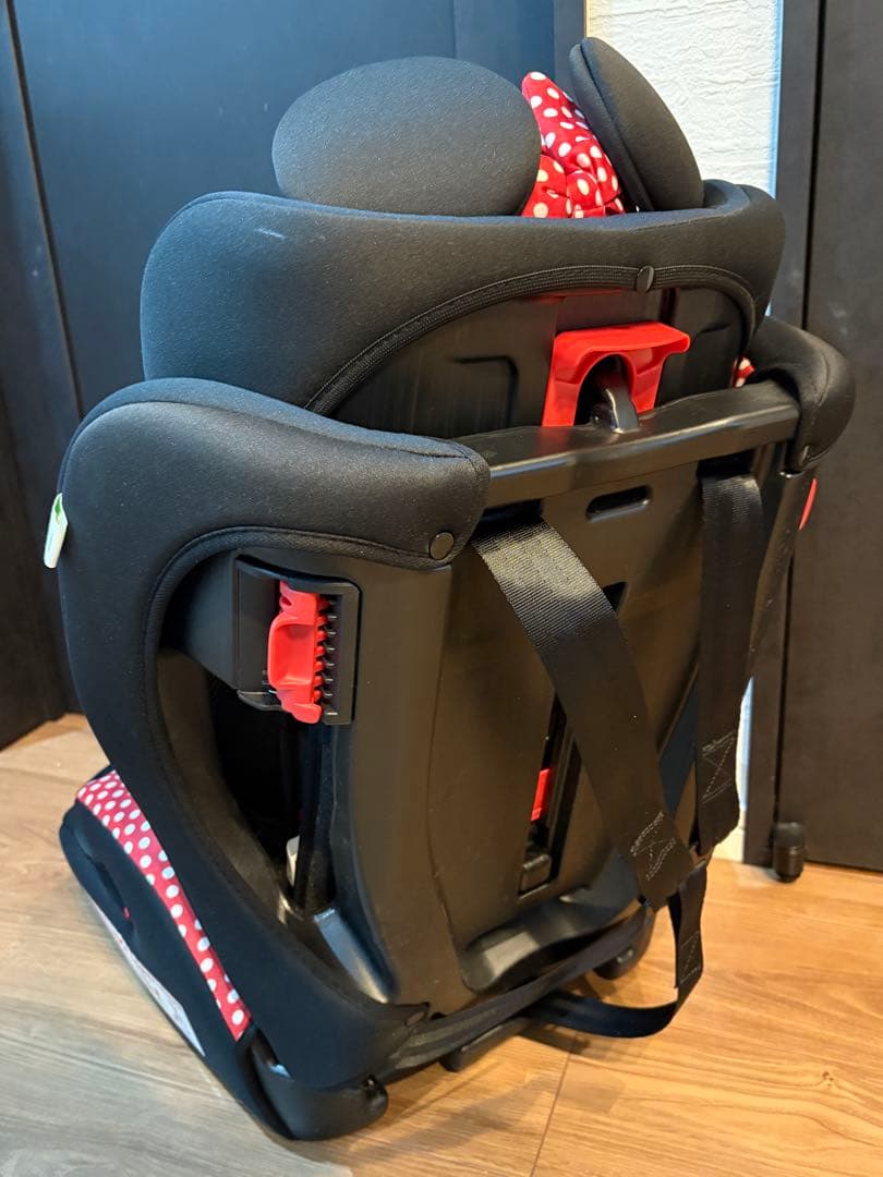 ミニーマウス　ジュニアシート　取扱説明書付き