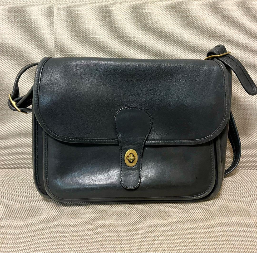 『COACH』オールドコーチ USA製 牛革 ショルダーバッグ