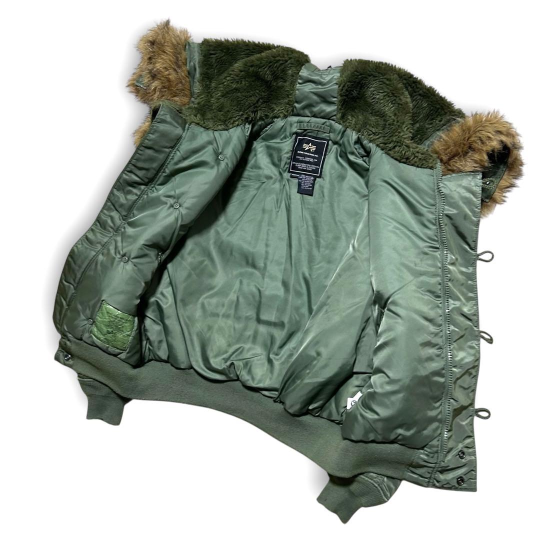 専用！ALPHA INDUSTRIES N2B 短丈 フライトジャケット カーキ