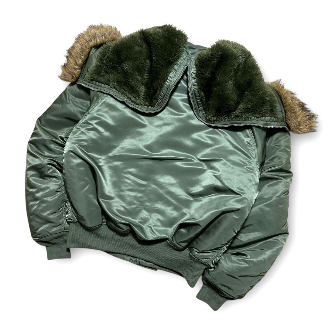 専用！ALPHA INDUSTRIES N2B 短丈 フライトジャケット カーキ