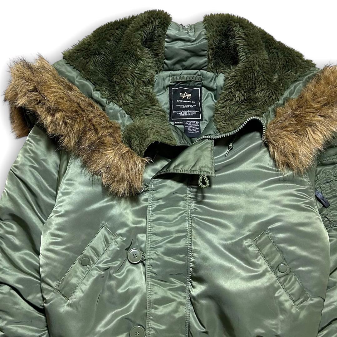専用！ALPHA INDUSTRIES N2B 短丈 フライトジャケット カーキ