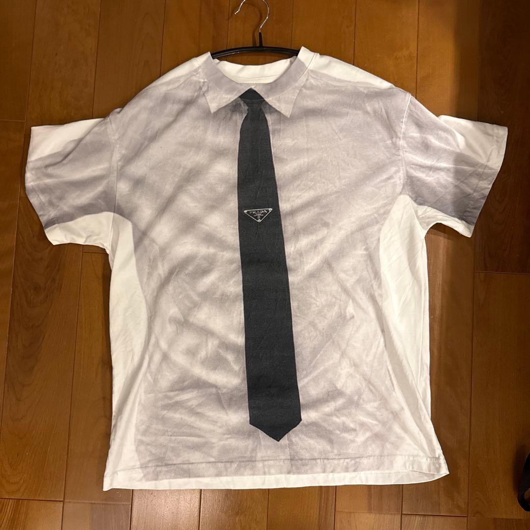 lil london fti ネクタイプリント Tシャツ S