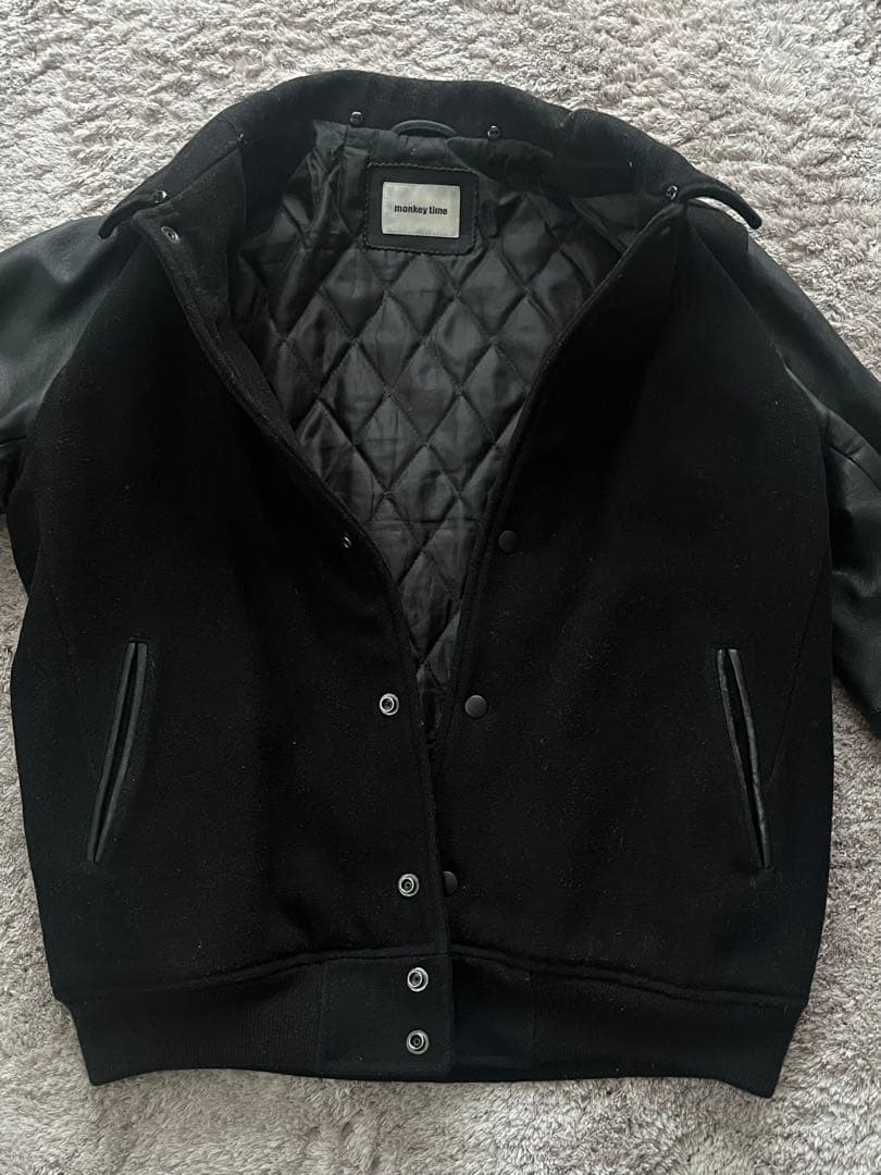 monkey time スタジャン 黒 サイズXL