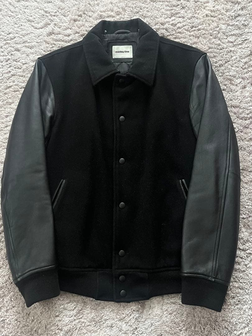 monkey time スタジャン 黒 サイズXL