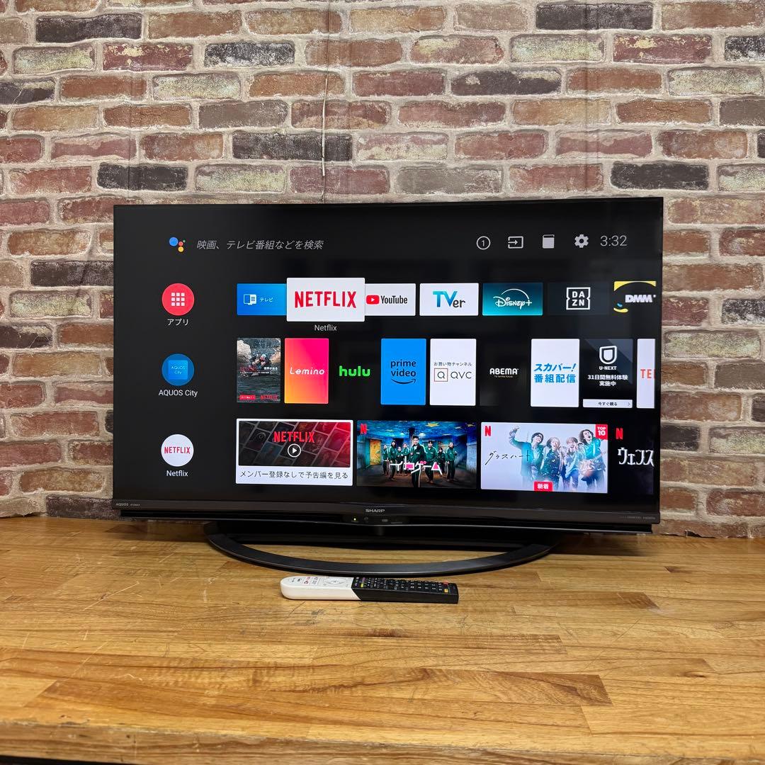 シャープ 45V型 4K 液晶テレビ Android TV 4T-C45AJ1