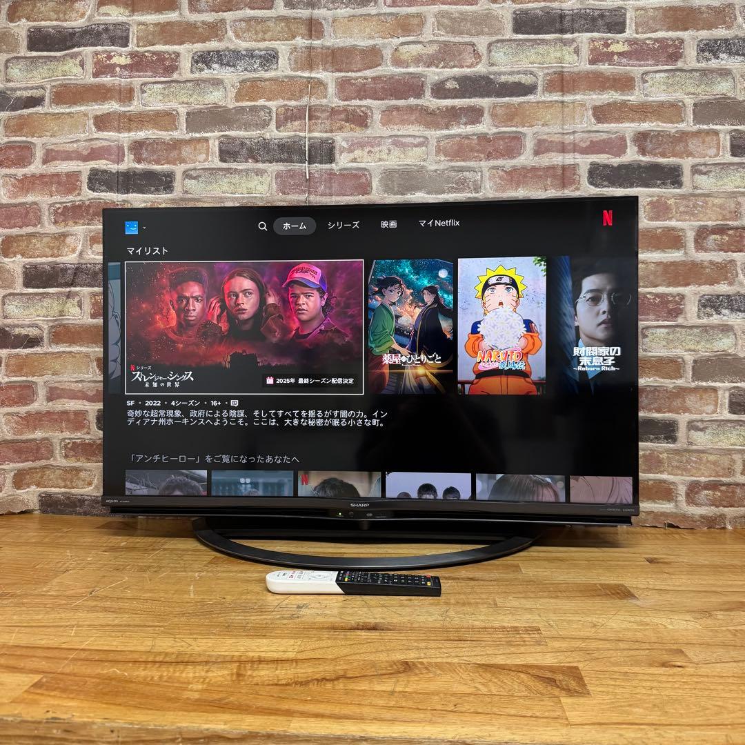 シャープ 45V型 4K 液晶テレビ Android TV 4T-C45AJ1