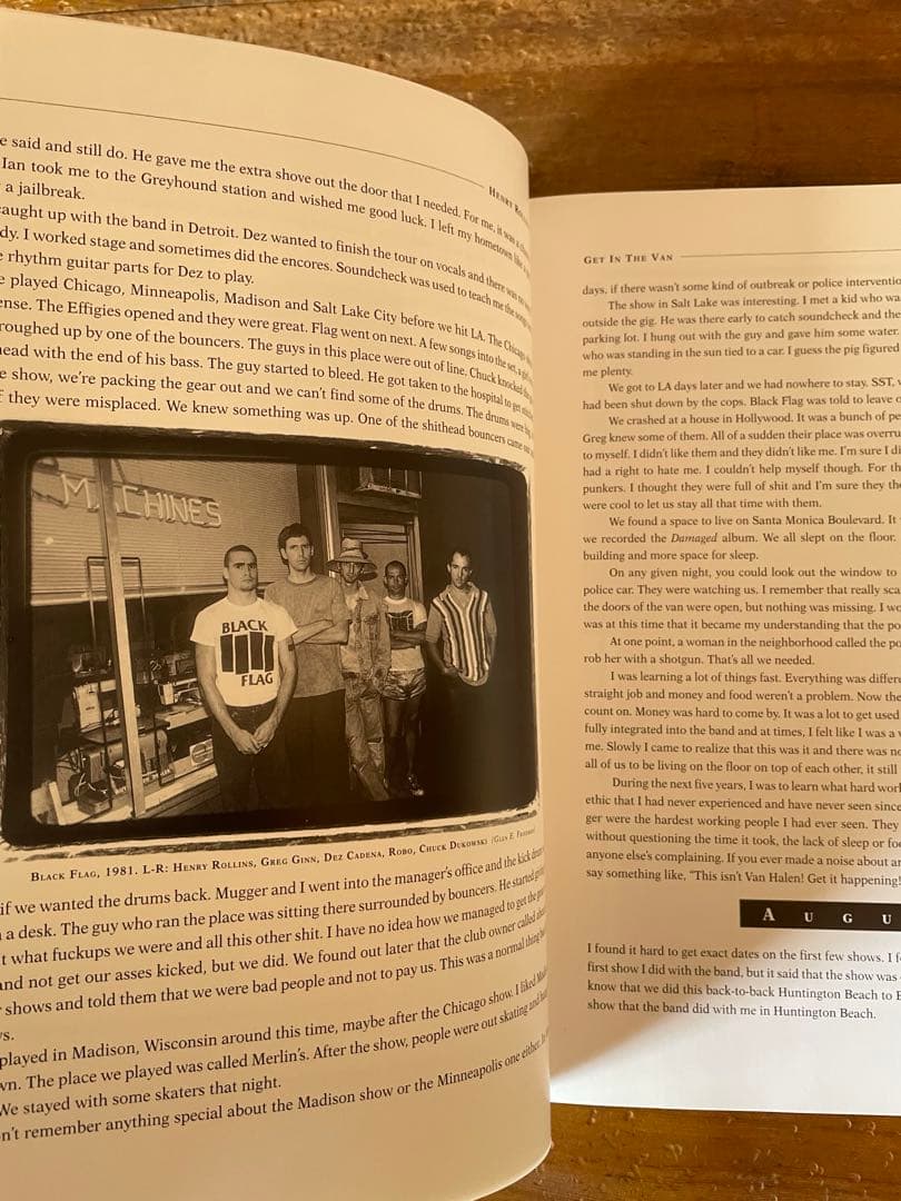 洋書 HENRY ROLLINS GET IN THE VAN