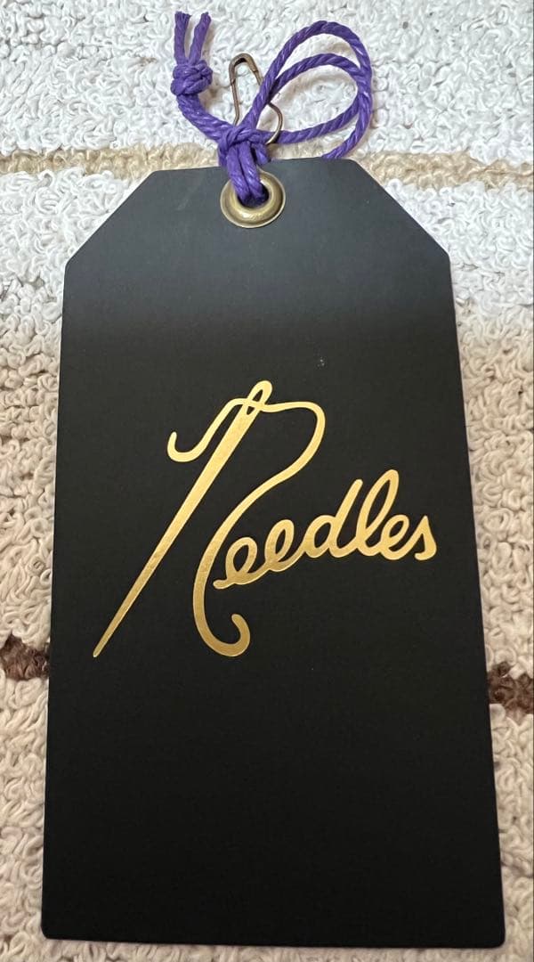 美品needles トラックジャケット　黒×紫　ニードルス　トラックトップ