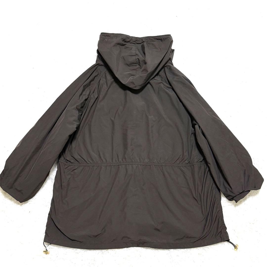 REMIRELIEF レミレリーフ ナイロン ジップ フード ブルゾン パーカー