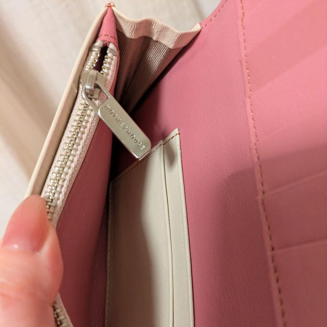 【MOTHERHOUSE】ソフト エッジ ロング ウォレット サクラ