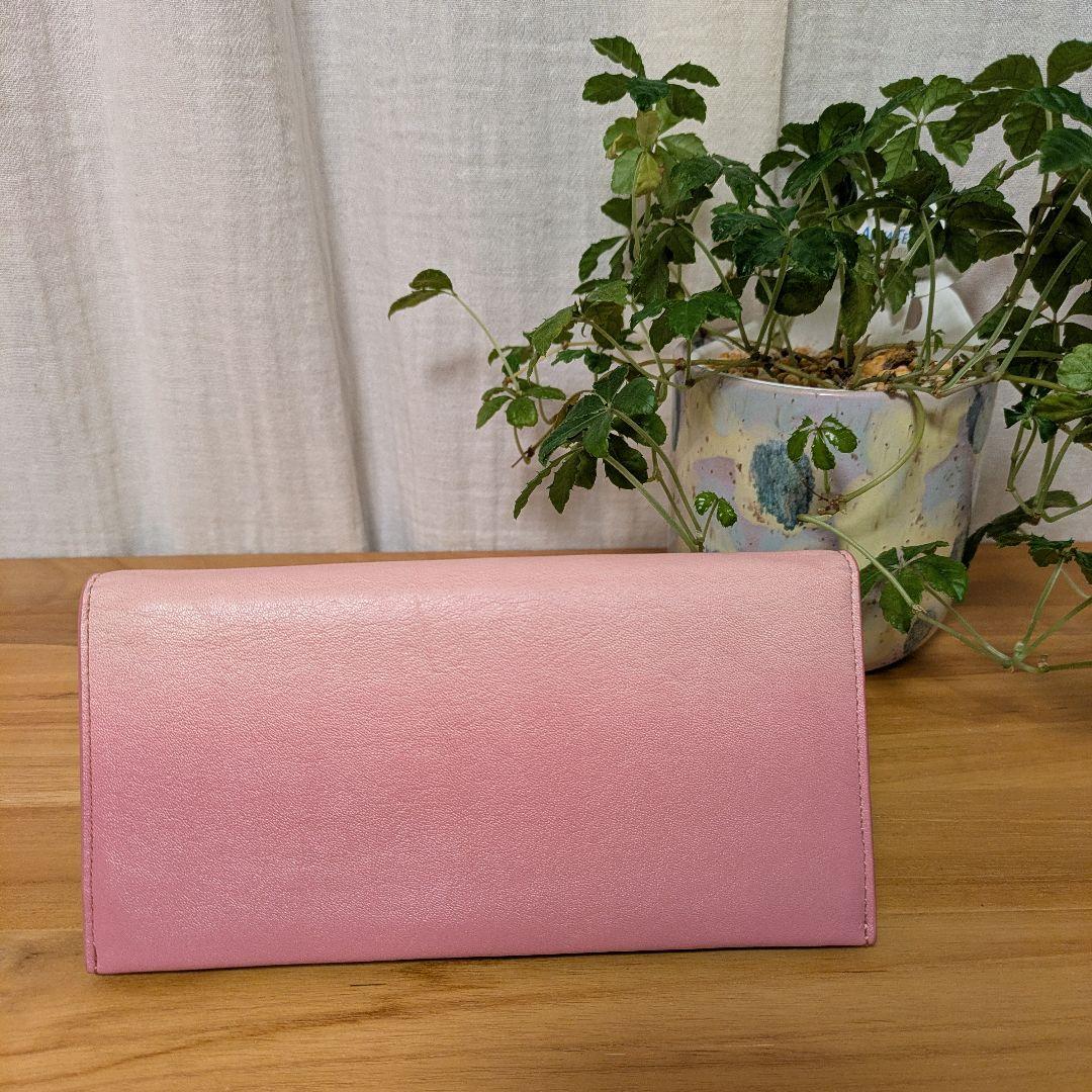 【MOTHERHOUSE】ソフト エッジ ロング ウォレット サクラ